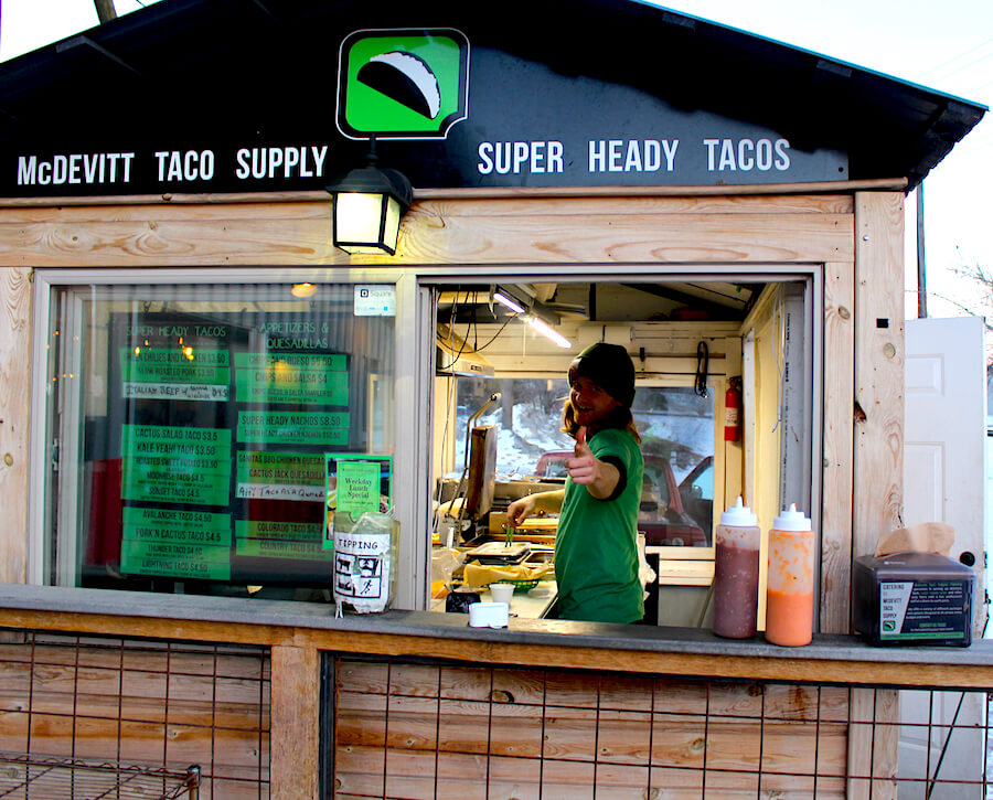 Super Heady Tacos taco cart in Boulder